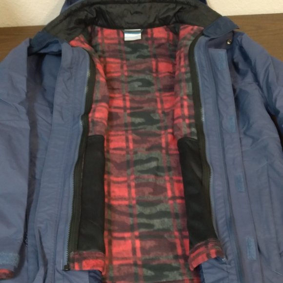 🆕 Columbia Men's Arctic Trip III Fleece Interchange Jacket, MD - Dark Mountain - Picture 4 of 9